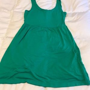 Women’s Kelly green dress.
